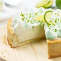 Key Lime with Fruits Tart · Butterfly short dough tart shell filled with lime curd, sprinkled sugar topping, torched unt...