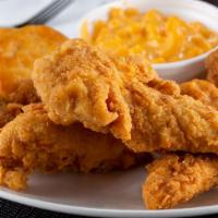 Chicken Tenders · Golden and crispy and juicy and tender on the inside. These chicken strips make a perfect me...