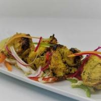 MALAI MURG KEBAB · Truly a luscious lip smacking smooth creamy chicken kebabs mildly flavored with cream, herbs...