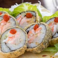 Dynamite · deep fried roll. in/ tuna, salmon unagi sauce & hot sauce