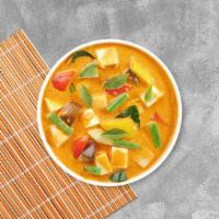 Captivating Yellow Curry · Yellow curry with chicken, potatoes, and onions cooked in coconut milk.