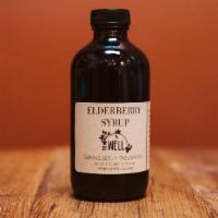 Elderberry Syrup · A wellness syrup made from elderberries*, turmeric*, rosehips*, orange peel*, cinnamon*, gin...