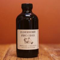Elderberry Fire Cider · An immunity tonic made from apple cider vinegar*, horseradish*, ginger*, onion*, garlic*, le...