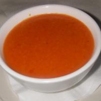 Tomato Soup · Gluten free. Homemade rich tomato soup.