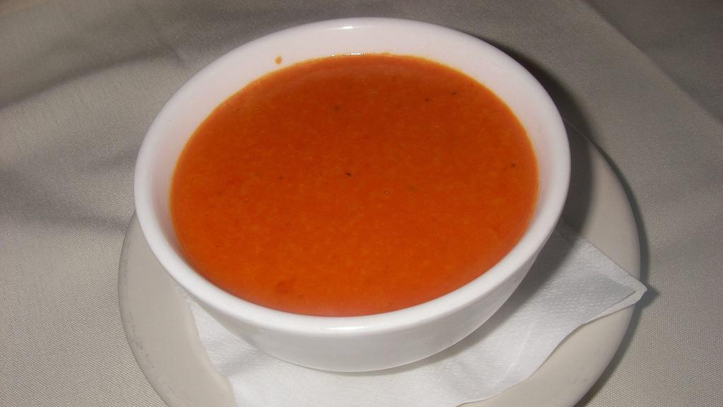 Tomato Soup · Gluten free. Homemade rich tomato soup.