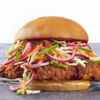 The Coup Signature Sandwich · Organic air-chilled chicken cooked in organic refined coconut oil and organic spicy veggies ...