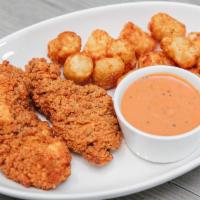The Coup 2-piece Tenders & Tots Combo · Organic air-chilled chicken tenders cooked in organic refined coconut oil with certified org...