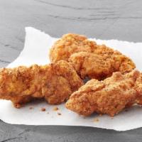 Tenders · Organic air-chilled chicken tenders cooked in organic refined coconut oil.