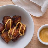 Plantains · Naturally sweet plantains with chipotle aioli (contains eggs). Good for: gluten-free, paleo,...