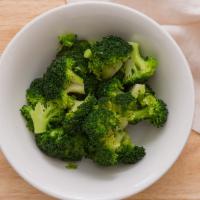 Blanched Broccoli · Fresh broccoli lightly blanched with sea salt. Good for: gluten-free, paleo, keto, vegan, ve...