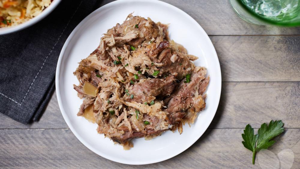 Pasture-Raised Pork Shoulder · Pasture-raised heritage breed pork shoulder from Marin Sun Farms roasted and shredded with onion, garlic, and chipotle. Good for: gluten-free, paleo, keto, and whole30.