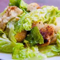 Luisa-Cesar Salad · Classic Caesar salad, Anchovy vinaigrette, crouton, shaved parmigiano