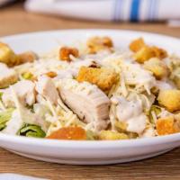 House Salad · Choice of vinaigrette, Caesar, or roasted sesame dressing. Add chicken for an additional cha...