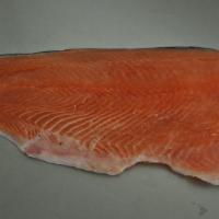 Fresh Salmon Fillet · Fresh Raw Salmon Fillet Skin-on about 4lb. Sold by 1 side
