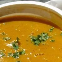 Lentil Soup · Yellow split lentils cooked with vermicelli noodles and seasoned with our home-made special ...