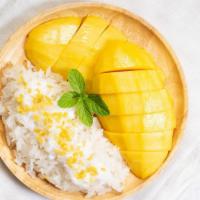 Mango Sticky Rice · Hearty sticky with fresh mango.