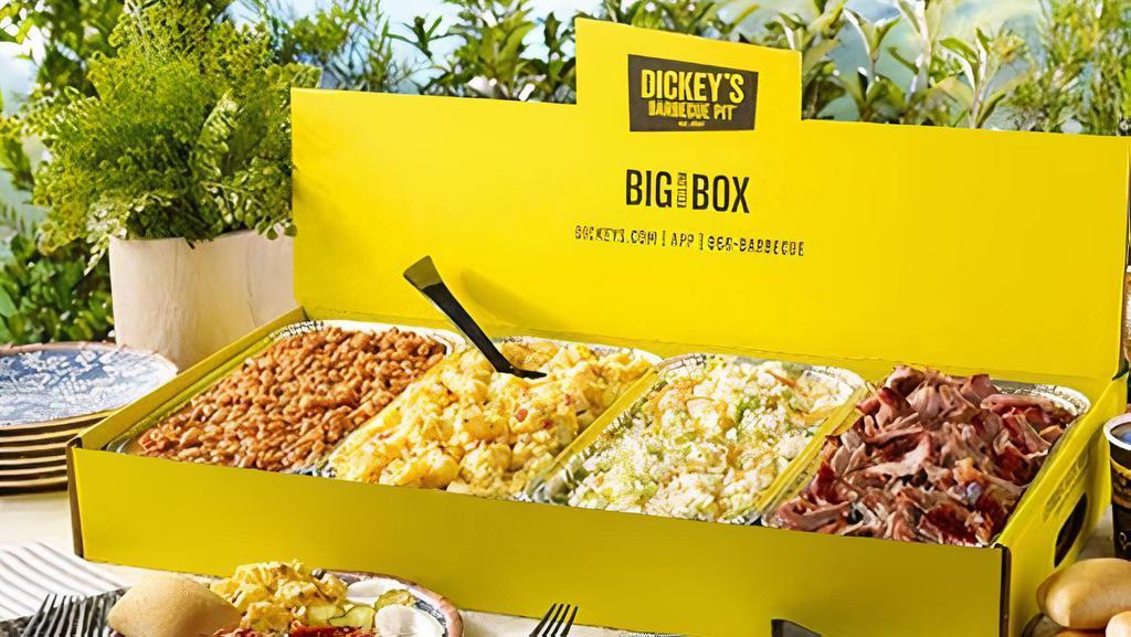 Byb Pulled Pork Party Pack · Dig in to 4 lbs. of Pulled Pork, large Coleslaw, large Barbecue Beans, large Potato Salad, rolls, relish and sauce