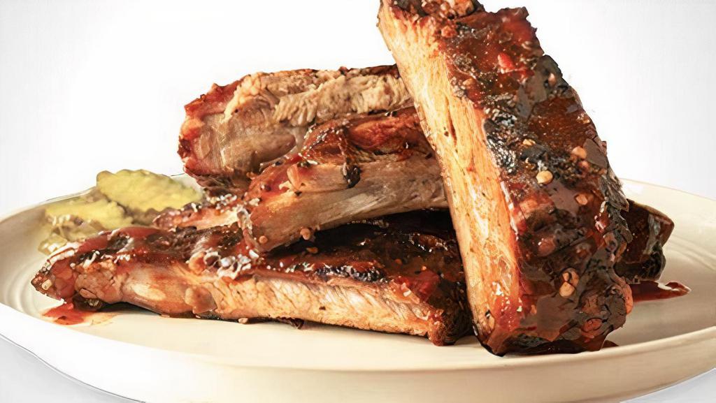 6 Piece Ribs · 6 pieces of Fall off the Bone Ribs with choice of flavor.