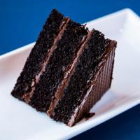 Chocolate Cake · Decadent chocolate cake with chocolate butter cream