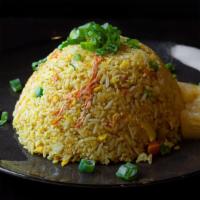 Pineapple Fried Rice · Gluten free. Choice of jasmine or brown rice with pineapple, green beans, carrots, egg, onio...