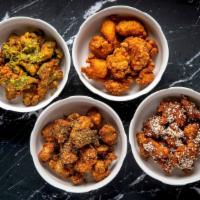 20 Boneless Wings · With your choice of 4 flavors and 4 dips.