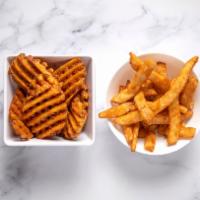 Fries · Regular or waffle fries.