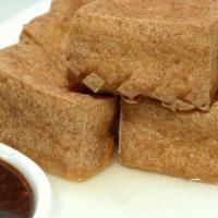 Marinated Tofu · Bean curd made from soybeans.