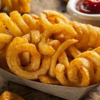Curly Fries  · curly fries are perfectly crispy and salty