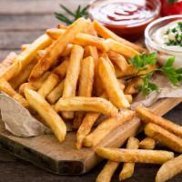 French Fries · Homemade fries are perfectly crispy and salty