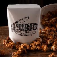 Curio Jacks · Roasted nuts, seeds, salted caramel popcorn