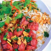36. Bun Nem Nuong · Vermicelli Noodles with Broiled Pork Meat