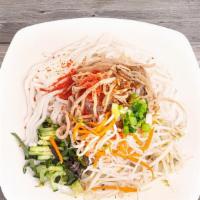 50. Banh Tam Bi Tom Chay · Soft Noodles Mixed with Shredded Pork and Ground Shrimp