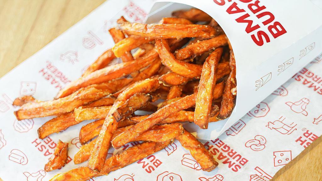 Large Sweet Potato Fries · Sweet potato fries served with ranch