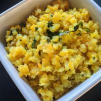 Cauliflower Rice *Keto · Minced cauliflower flavored with turmeric powder and 5-spice oil.
Gluten free. Vegetarian. K...
