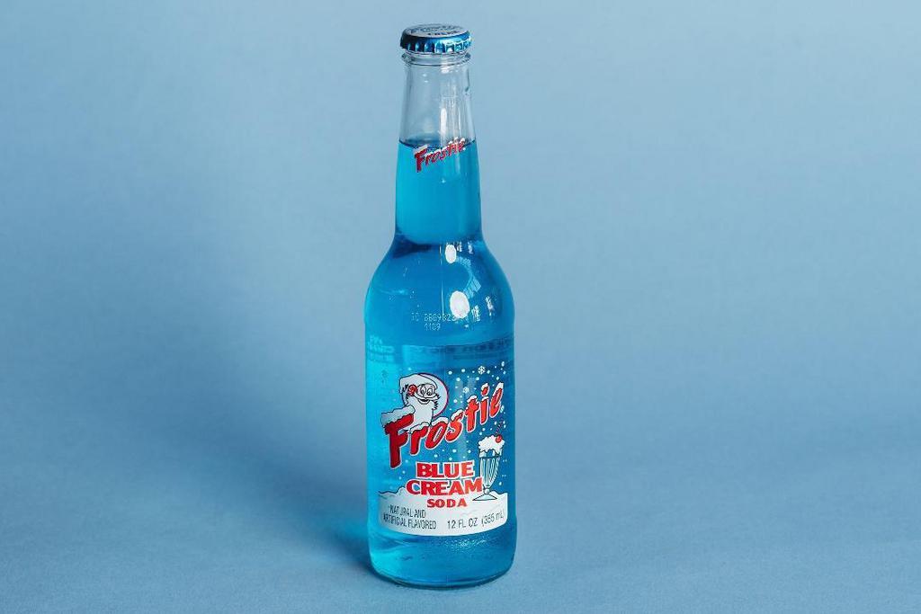 Frostie Blue Cream Soda · Classic old fashion delicious cream soda