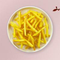 Crispy Fries · Idaho potato fries cooked until golden brown and garnished with salt.