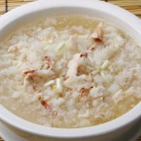 208 Fresh Crab Meat & Fish Maw Soup · 