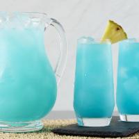 Blue Lagoon Punch  · A tropical blue concoction with RumHaven Coconut Rum, New Amsterdam Pineapple Vodka, sake, b...