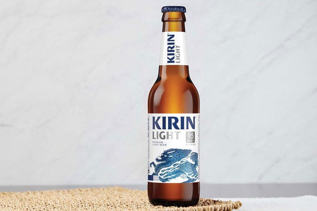 KIRIN LIGHT 12oz · Only 95 calories and packed with flavor.
