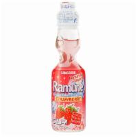 Strawberry Ramune · Classic Strawberry Japanese bottled soda with a 