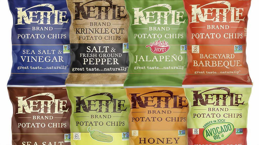 Chip Bag · Any choice of Kettle, Lays, or Takis chip.