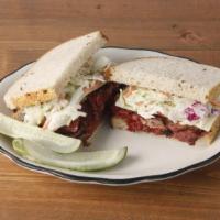 The No. 19 * · *Now with 20% more meat!* our tribute to Langer's Deli in L.A.! with choice of pastrami, cor...