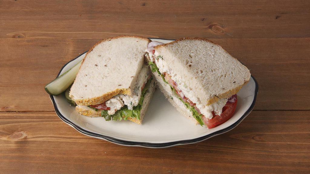 Smoked Trout Salad Sandwich * · with lettuce, tomato & red onion on rye