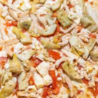 Lee's Special · Chicken breast, artichoke hearts, feta cheese, and fresh tomatoes.