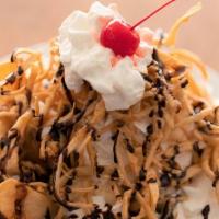 Deep Fried Ice Cream · Deep fried flour tortillas tossed in a cinnamon and sugar blend, beautifully arranged on top...
