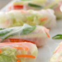 33. Vegetarian Spring Rolls | Goi Cuon Chay · (2) veggies spring rolls