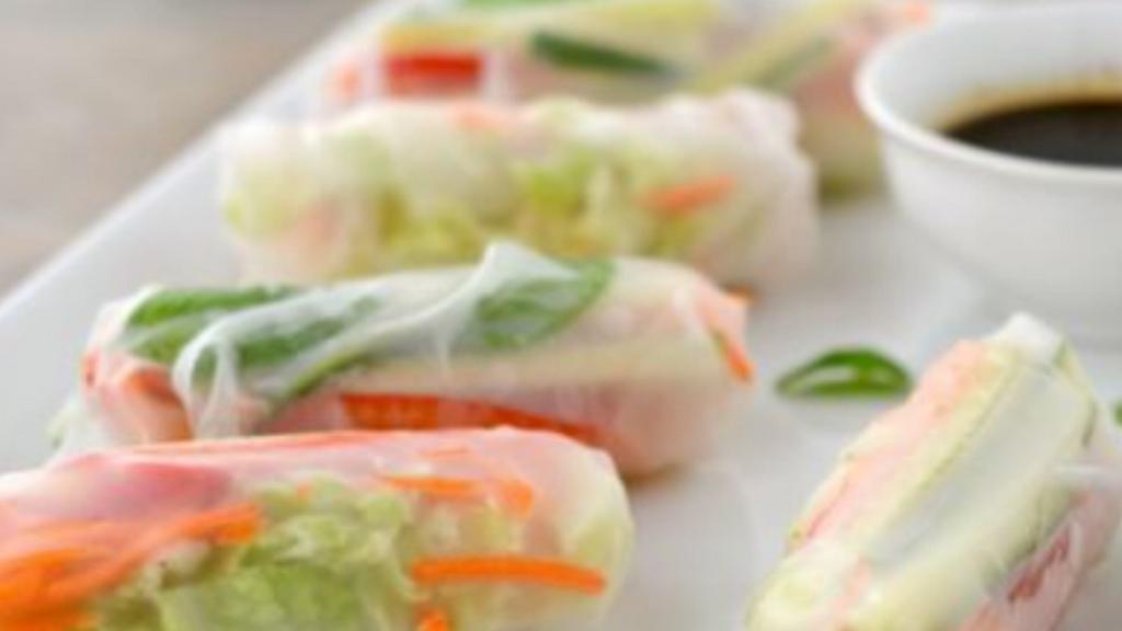 33. Vegetarian Spring Rolls | Goi Cuon Chay · (2) veggies spring rolls