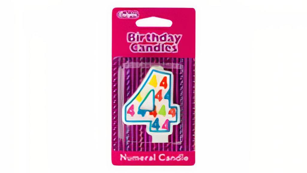 Numeral Birthday Candles · Celebrate that special birthday with a numbered candle! Design may vary – inquire with store for details.