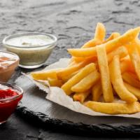 French Fries · Delicious batch of seasoned fries deep-fried till golden brown with a crunchy exterior and a...