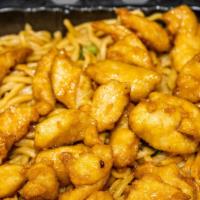 Chicken Noodles · with one yum yum sauce